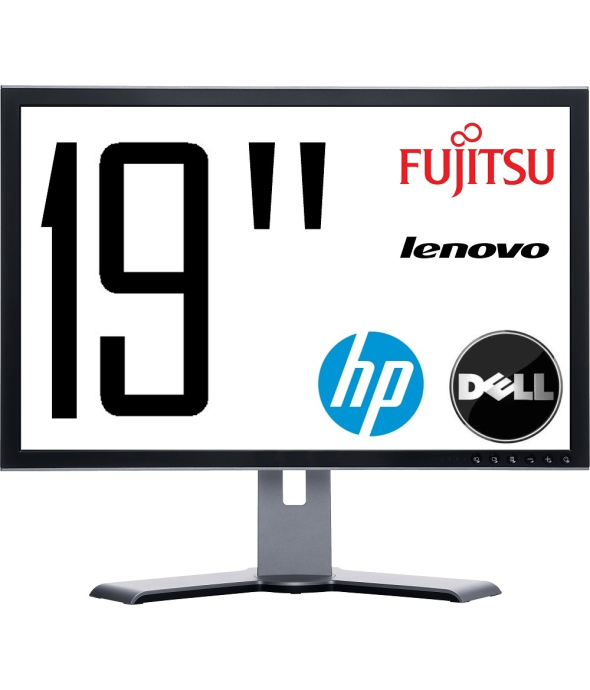 Монитор 19&quot; ведущих брендов Dell, HP, Lenovo, Fujitsu - 1