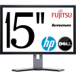 Монитор 15" ведущих брендов Dell, HP, Lenovo, Fujitsu - 1