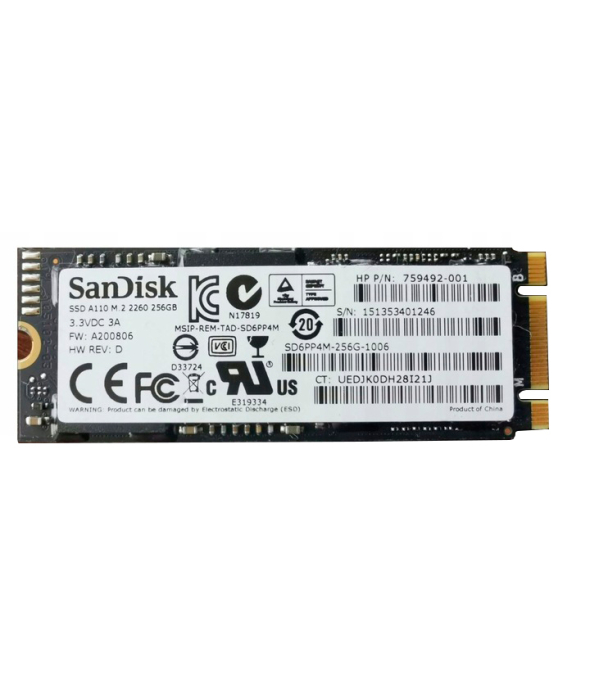 SSD накопичувач SanDisk A110 M.2 2260 256Gb - 1