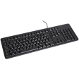 Клавіатура Dell KB212-B Black з кирилицею (наклейки) - 1