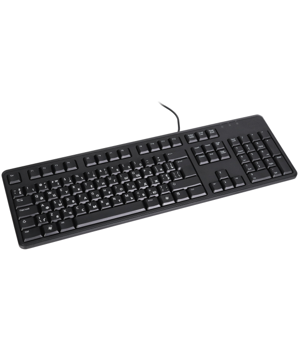 Клавіатура Dell KB212-B Black з кирилицею (наклейки) - 1