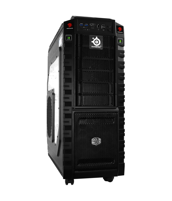 Игровой системный блок Cooler Master Haf X FullTower Intel Xeon E5-2695 v2 32Gb RAM 256Gb SSD + 2x1Tb HDD + AMD Radeon RX 580 8Gb - 1