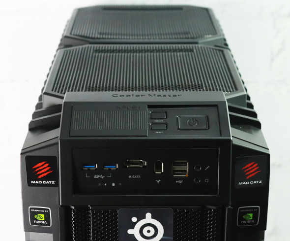 Ігровий системний блок Cooler Master Haf X FullTower Intel Xeon E5-2695 v2 32Gb RAM 256Gb SSD + 2x1Tb HDD + AMD Radeon RX 580 8Gb - 2