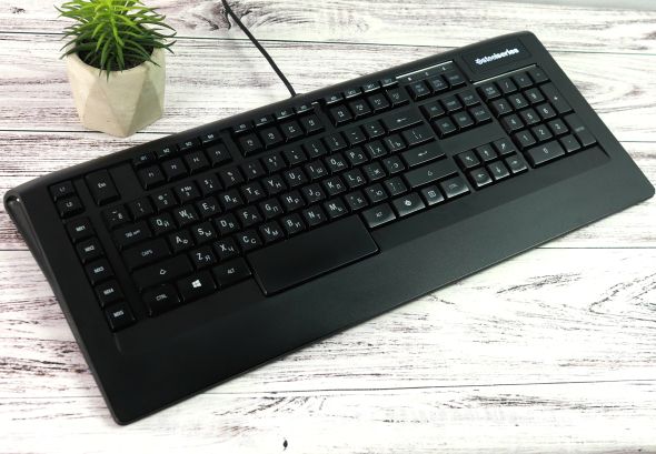 Игровая клавиатура SteelSeries APEX RAW с белой подсветкой и макроклавишами (64133) - 2