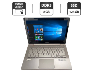 БУ Ноутбук Б-класс Samsung NP740U3E / 13.3&quot; (1920x1080) TN Touch / Intel Core i5-3337U (2 (4) ядра по 1.8 - 2.7 GHz) / 8 GB DDR3 / 128 GB SSD / Intel HD Graphics 4000 / WebCam / HDMI из Европы