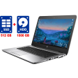 Ультрабук HP EliteBook 840 G3 / 14" (1920x1080) IPS / Intel Core i5-6200U (2 (4) ядра по 2.3 - 2.8 GHz) / 8 GB DDR4 / 512 GB SSD + 1000 GB HDD / Intel HD Graphics 520 / WebCam / Win 10 Pro - 1