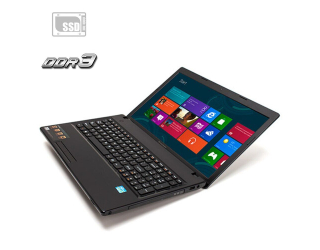 БУ Ноутбук Lenovo G580 / 15.6&quot; (1366x768) TN / Intel Celeron 1000M (2 ядра по 1.8 GHz) / 4 GB DDR3 / 120 GB SSD / Intel HD Graphics / DVD-ROM из Европы