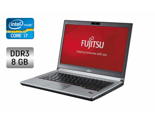 БУ Ноутбук Б-класс Fujitsu LifeBook E746 / 14&quot; (1920x1080) TN / Intel Core i7-6600U (2 (4) ядра по 2.6 - 3.4 GHz) / 8 GB DDR4 / 240 GB SSD / Intel HD Graphics 520 / WebCam / Windows 10 из Европы