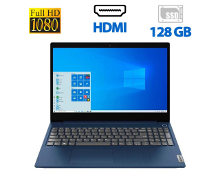 БУ Новый ноутбук Lenovo IdeaPad 3 15ITL05 / 15.6&quot; (1920x1080) TN / Intel Core i3-1115G4 (2 (4) ядра по 3.0 - 4.1 GHz) / 4 GB DDR4 / 128 GB SSD / Intel UHD Graphics 630 / WebCam из Европы