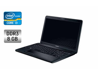 БУ Ноутбук Toshiba Satellite C660 / 15.6&quot; (1366x768) TN / Intel Core i3-380M (2 (4) ядра по 2.53 GHz) / 8 GB DDR3 / 128 GB SSD / Intel HD Graphics / WebCam / DVD-RW из Европы