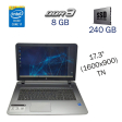 Ноутбук Б-класс HP Pavilion 17-g015dx / 17.3" (1600x900) TN / Intel Core i7-5500U (2 (4) ядра по 2.4 - 3.0 GHz) / 8 GB DDR3 / 240 GB SSD / Intel HD Graphics 5500 / WebCam / Windows 10 - 1