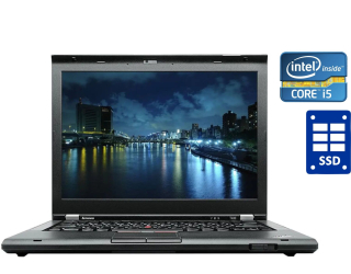 БУ Ноутбук А-класс Lenovo ThinkPad T430 / 14&quot; (1366x768) TN / Intel Core i5-3230M (2 (4) ядра по 2.6 - 3.2 GHz) / 4 GB DDR3 / 128 GB SSD / Intel HD Graphics 4000 / DVD-RW из Европы