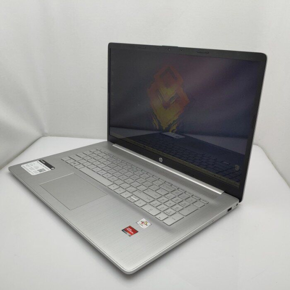 Ноутбук HP Laptop 17-cp0010nr / 17.3&quot; (1600x900) TN / AMD Athlon Silver 3050U (2 ядра по 2.3 - 3.2 GHz) / 8 GB DDR4 / 256 GB SSD / AMD Radeon Graphics / WebCam / Win 10 Home - 4