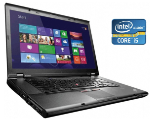 БУ Ноутбук А-класс Lenovo ThinkPad T530 / 15.6&quot; (1600x900) TN / Intel Core i5-3320M (2 (4) ядра по 2.6 - 3.3 GHz) / 4 GB DDR3 / 500 GB HDD / Intel HD Graphics 4000 / WebCam / DVD-RW из Европы