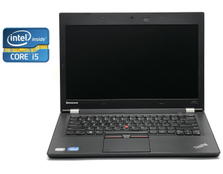 БУ Ноутбук A-класс Lenovo ThinkPad T430u / 14&quot; (1366x768) TN / Intel Core i5-3427U (2 (4) ядра по 1.8 - 2.8 GHz) / 4 GB DDR3 / 120 GB SSD / Intel HD Graphics 4000 / WebCam из Европы