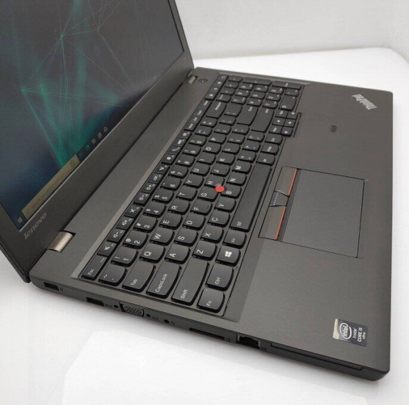 Ноутбук Lenovo ThinkPad T550 / 15.6&quot; (1920x1080) TN / Intel Core i5-5300U (2 (4) ядра по 2.3 - 2.9 GHz) / 8 GB DDR3 / 256 GB SSD / Intel HD Graphics 5500 / WebCam / Win 10 Pro - 4