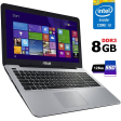 Ноутбук Asus F555LAB / 15.6" (1920x1080) TN / Intel Core i3-5010U (2 (4) ядра по 2.1 GHz) / 8 GB DDR3 / 128 GB SSD / Intel HD Graphics 5500 / WebCam / HDMI - 1