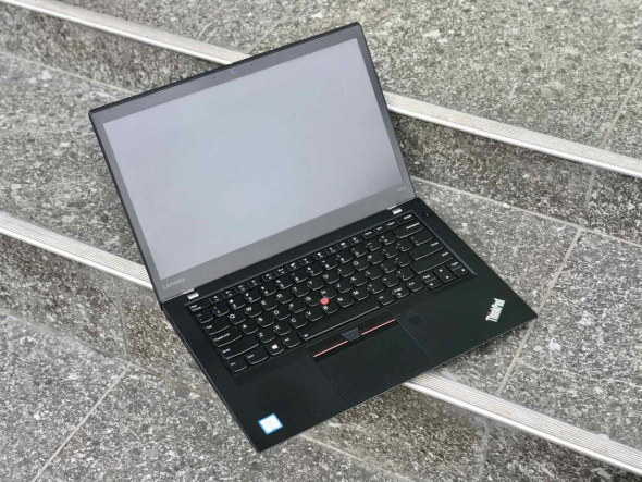 Ноутбук Lenovo ThinkPad T470 / 14&quot; (1600x900) TN / Intel Core i5-6200U (2 (4) ядра по 2.3 - 2.8 GHz) / 8 GB DDR4 / 256 GB SSD / Intel HD Graphics 520 / WebCam / Win 10 / АКБ NEW - 2