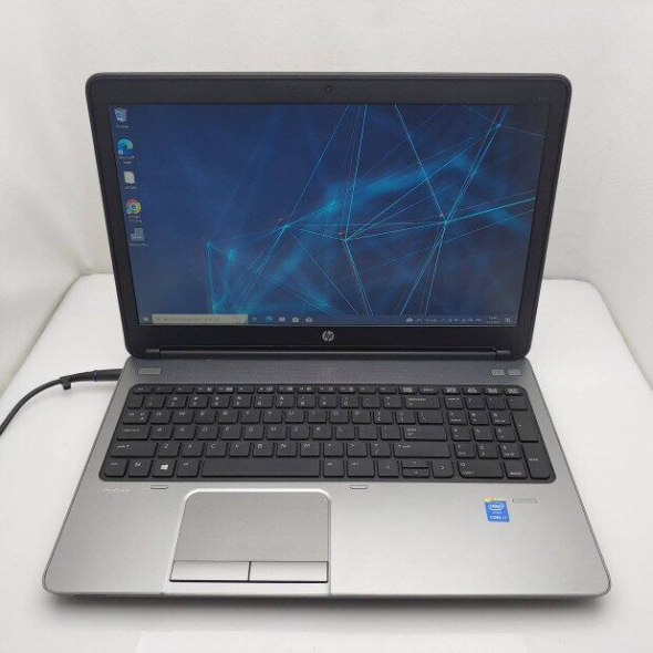 Ноутбук Б-класс HP ProBook 650 G1 / 15.6&quot; (1366x768) TN / Intel Core i7-4600M (2 (4) ядра по 2.9 - 3.6 GHz) / 8 GB DDR3 / 250 GB SSD / Intel HD Graphics 4600 /DVD-ROM / WebCam / Win 10 Pro - 2