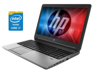 БУ Ноутбук Б-класс HP ProBook 650 G1 / 15.6&quot; (1366x768) TN / Intel Core i7-4600M (2 (4) ядра по 2.9 - 3.6 GHz) / 8 GB DDR3 / 250 GB SSD / Intel HD Graphics 4600 /DVD-ROM / WebCam / Win 10 Pro из Европы
