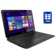 Ноутбук А- класс HP Notebook 15-f010dx / 15.6" (1366x768) IPS Touch / Intel Core i3-4010U (2 (4) ядра по 1.7 GHz) / 4 GB DDR3 / 128 GB SSD / Intel HD Graphics 4400 / WebCam / DVD-RW - 1