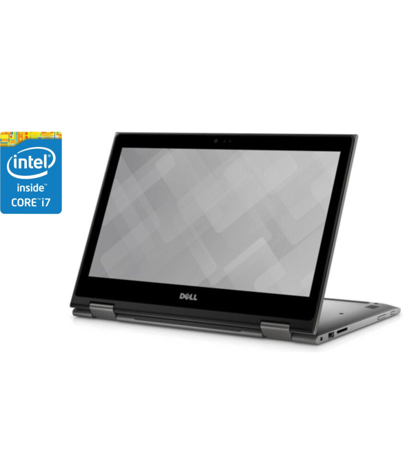 Нетбук-трансформер Б-класс Dell Inspiron 13 5379 / 13.3&quot; (1920x1080) IPS Touch / Intel Core i7-8550U (4 (8) ядра по 1.8 - 4.0 GHz) / 8 GB DDR4 / 256 GB SSD / Intel UHD Graphics 620 / WebCam / Win 10 Home - 1