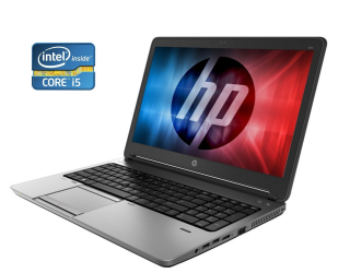 БУ Ноутбук HP ProBook 650 G1 / 15.6&quot; (1366x768) TN / Intel Core i5-4200M (2 (4) ядра по 2.5 - 3.1 GHz) / 8 GB DDR3 / 256 GB SSD / Intel HD Graphics 4600 / WebCam / DVD-ROM / Win 10 Pro из Европы
