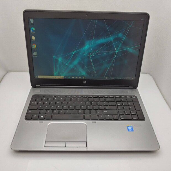 Ноутбук HP ProBook 650 G1 / 15.6&quot; (1366x768) TN / Intel Core i5-4200M (2 (4) ядра по 2.5 - 3.1 GHz) / 8 GB DDR3 / 256 GB SSD / Intel HD Graphics 4600 / WebCam / DVD-ROM / Win 10 Pro - 2