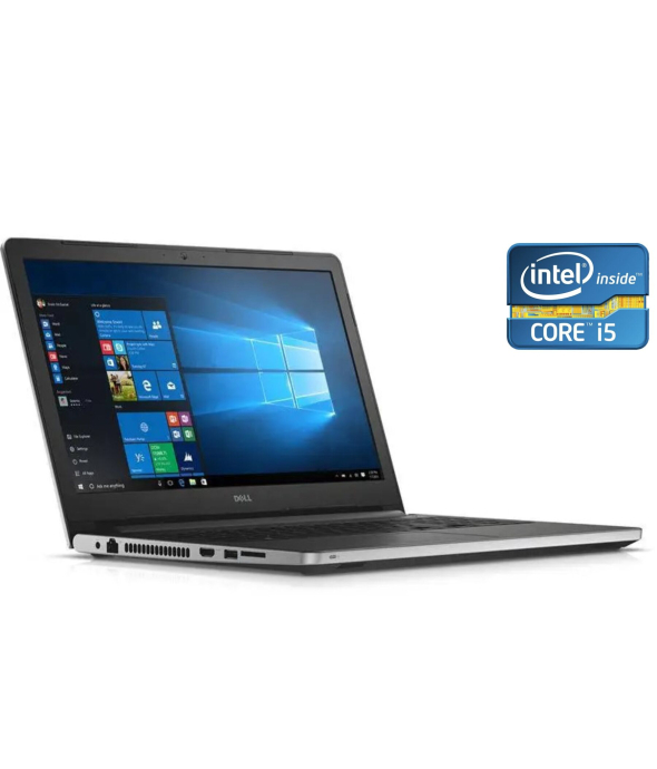 Ноутбук Dell Inspiron 5559 / 15.6&quot; (1366x768) TN / Intel Core i5-6200U (2 (4) ядра по 2.3 - 2.8 GHz) / 8 GB DDR3 / 480 GB SSD / Intel HD Graphics 520 / WebCam / DVD-ROM / Win 10 Home - 1
