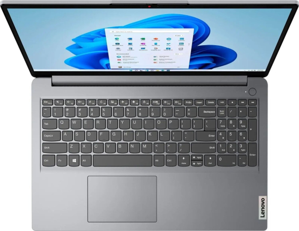 Новый ультрабук Lenovo IdeaPad 1 14ADA05 / 15.6&quot; (1366x768) TN / AMD Athlon Silver 3050U (2 ядра по 2.3 - 3.2 GHz) / 4 GB DDR4 / 128 GB SSD / AMD Radeon Graphics / WebCam / HDMI - 5