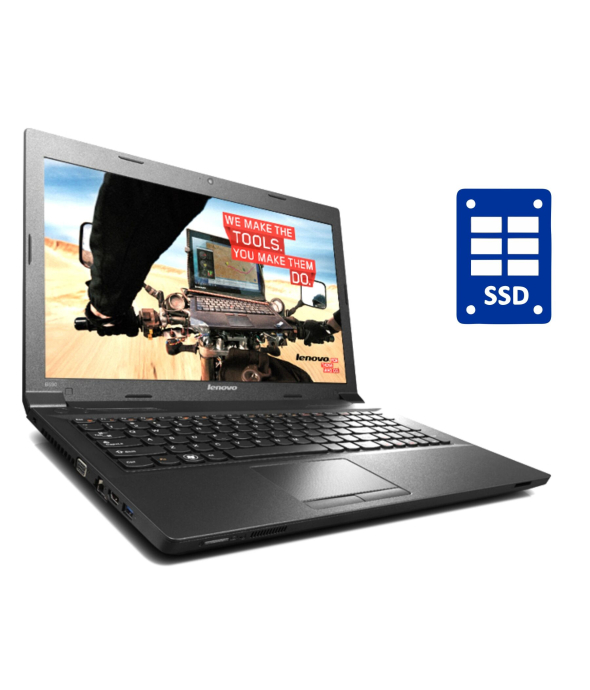 Ноутбук Lenovo B590 / 15.6&quot; (1366x768) TN / Intel Core i3-2348M (2 (4) ядра по 2.3 GHz) / 8 GB DDR3 / 512 GB SSD / Intel HD Graphics 3000 / WebCam / DVD-ROM / Win 10 Pro - 1