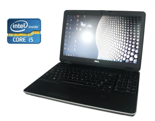 БУ Ноутбук Dell Latitude E6540 / 15.6&quot; (1366x768) TN / Intel Core i5-4310M (2 (4) ядра по 2.7 - 3.4 GHz) / 8 GB DDR3 / 480 GB SSD / Intel HD Graphics 4600 / WebCam / DVD-ROM / Win 10 Pro из Европы