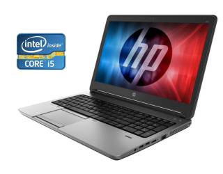 БУ Ноутбук HP ProBook 650 G1 / 15.6&quot; (1366x768) TN / Intel Core i5-4210M (2 (4) ядра по 2.6 - 3.2 GHz) / 8 GB DDR3 / 256 GB SSD / Intel HD Graphics 4600 / WebCam / DVD-ROM / Win 10 Home из Европы