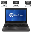 Ноутбук Б-класс HP ProBook 6560b / 15.6" (1366x768) TN / Intel Core i5-2520M (2 (4) ядра по 2.5 - 3.2 GHz) / 4 GB DDR3 / 128 GB SSD / Intel HD Graphics 3000 / WebCam / VGA / DisplayPort - 1