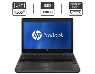 БУ Ноутбук Б-класс HP ProBook 6560b / 15.6&quot; (1366x768) TN / Intel Core i5-2520M (2 (4) ядра по 2.5 - 3.2 GHz) / 4 GB DDR3 / 128 GB SSD / Intel HD Graphics 3000 / WebCam / VGA / DisplayPort из Европы