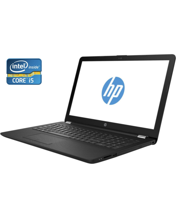 Ноутбук HP 15-bs015dx / 15.6&quot; (1366x768) TN Touch / Intel Core i5-7200U (2 (4) ядра по 2.5 - 3.1 GHz) / 8 GB DDR4 / 512 GB SSD / Intel HD Graphics 620 / WebCam / DVD-ROM / Win 10 Home - 1