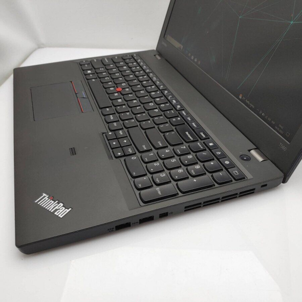 Ноутбук Б-класс Lenovo ThinkPad T560 / 15.6&quot; (1920х1080) IPS / Intel Core i7-6600U (2 (4) ядра по 2.6 - 3.4 GHz) / 8 GB DDR3 / 480 GB SSD / Intel HD Graphics 520 / WebCam / Win 10 Pro - 4