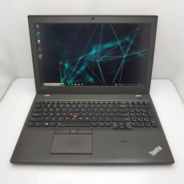 Ноутбук Б-класс Lenovo ThinkPad T560 / 15.6&quot; (1920х1080) IPS / Intel Core i7-6600U (2 (4) ядра по 2.6 - 3.4 GHz) / 8 GB DDR3 / 480 GB SSD / Intel HD Graphics 520 / WebCam / Win 10 Pro - 2