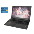 Ноутбук Lenovo ThinkPad T540p / 15.6" (1366x768) TN / Intel Core i5-4300M (2 (4) ядра по 2.6 - 3.3 GHz) / 8 GB DDR3 / 512 GB SSD / Intel HD Graphics 4600 / WebCam / DVD-ROM / Win 10 Pro - 1