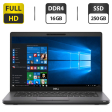 Ультрабук Dell Latitude 5400 / 14" (1920x1080) IPS / Intel Core i5-8365U (4 (8) ядра по 1.6 - 4.1 GHz) / 16 GB DDR4 / 250 GB SSD / Intel UHD Graphics 620 / WebCam / HDMI - 1