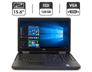 БУ Ноутбук Б-класс Dell Latitude E5540 / 15.6&quot; (1366x768) TN / Intel Core i5-4310U (2 (4) ядра по 2.0 - 3.0 GHz) / 4 GB DDR3 / 128 GB SSD / Intel HD Graphics 4400 / DVD-ROM / VGA из Европы