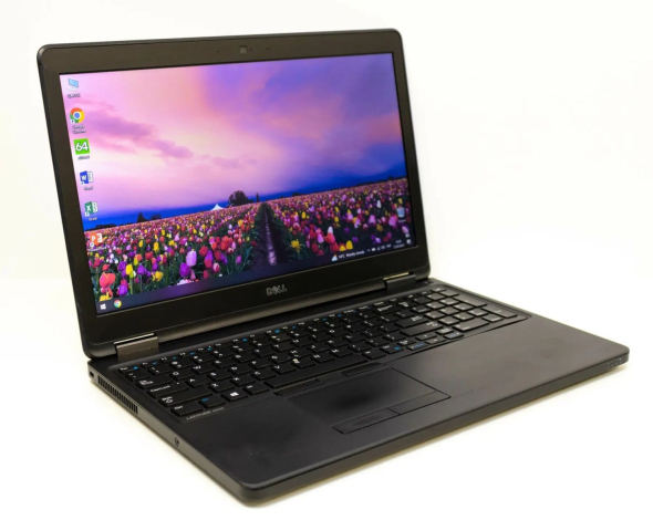 Ноутбук Б-класс Dell Latitude E5550 / 15.6&quot; (1366x768) TN / Intel Core i5-5200U (2 (4) ядра по 2.2 - 2.7 GHz) / 8 GB DDR3 / 256 GB SSD / Intel HD Graphics 5500 / WebCam / VGA - 3