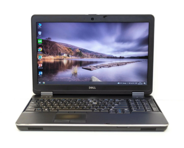 Ноутбук Б-класс Dell Latitude E6540 / 15.6&quot; (1366x768) TN / Intel Core i5-4310M (2 (4) ядра по 2.7 - 3.4 GHz) / 8 GB DDR3 / 120 GB SSD / Intel HD Graphics 4600 / WebCam / DVD-ROM / VGA - 2