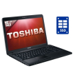 Ноутбук Toshiba Satellite C660 / 15.6" (1366x768) TN / Intel Pentium T4500 (2 ядра по 2.3 GHz) / 8 GB DDR3 / 240 GB SSD / Intel HD Graphics 1000 / WebCam - 1