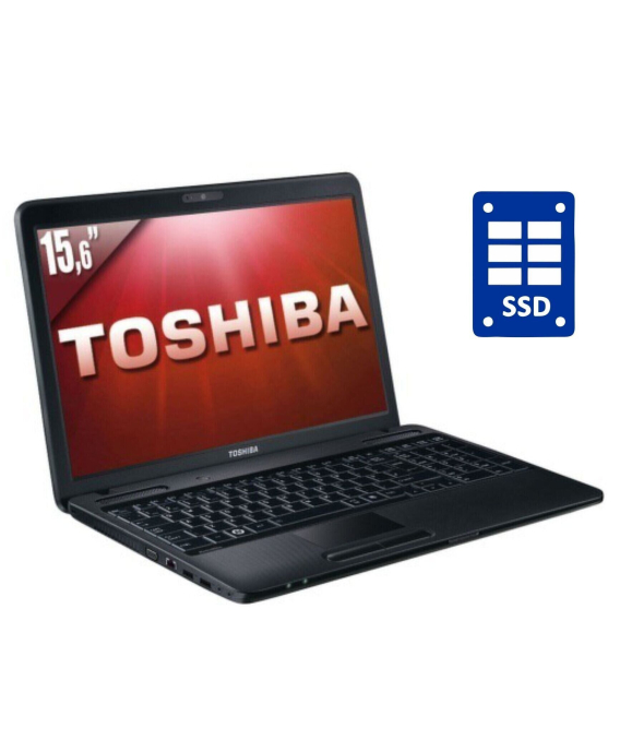 Ноутбук Toshiba Satellite C660 / 15.6&quot; (1366x768) TN / Intel Pentium T4500 (2 ядра по 2.3 GHz) / 8 GB DDR3 / 240 GB SSD / Intel HD Graphics 1000 / WebCam - 1
