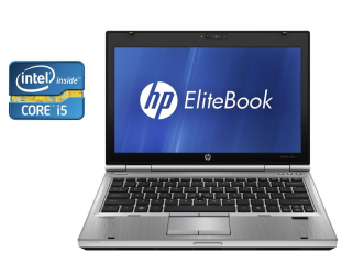 БУ Нетбук A-класс HP EliteBook 2560p / 12.5&quot; (1366x768) TN / Intel Core i5-2520M (2 (4) ядра по 2.5 - 3.2 GHz) / 4 GB DDR3 / 120 GB SSD / Intel HD Graphics 3000 / WebCam / DVD-RW из Европы