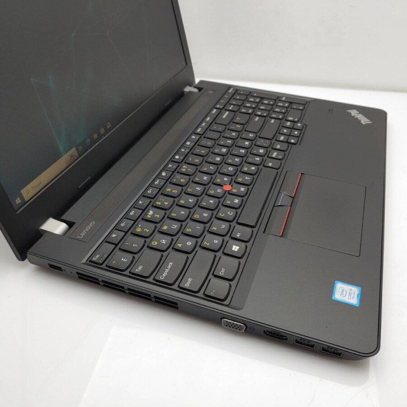 Ноутбук Lenovo ThinkPad E570 / 15.6&quot; (1366x768) TN / Intel Core i5-7200U (2 (4) ядра по 2.5 - 3.1 GHz) / 8 GB DDR4 / 128 GB SSD + 500 GB HDD / Intel HD Graphics 620 / WebCam / DVD-ROM / Win 10 Pro - 4