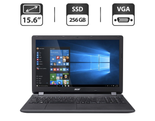 БУ Ноутбук Б-класс Acer Aspire ES1-531-P7QY / 15.6&quot; (1366x768) TN / Intel Pentium N3700 (4 ядра по 1.6 - 2.4 GHz) / 4 GB DDR3 / 256 GB SSD / Intel HD Graphics / WebCam / HDMI из Европы