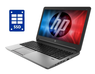 БУ Ноутбук HP ProBook 650 G1 / 15.6&quot; (1366x768) TN / Intel Core i3-4100M (2 (4) ядра по 2.5 GHz) / 8 GB DDR3 / 512 GB SSD / Intel HD Graphics 4600 / WebCam / DVD-ROM / Win 10 Pro из Европы