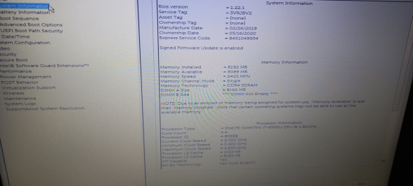 Игровой ноутбук Dell Vostro 3583 / 15.6&quot; (1920x1080) TN / Intel Core i7-8565U (4 (8) ядра по 1.8 - 4.6 GHz) / 8 GB DDR4 / 256 GB SSD / AMD Radeon 520, 2 GB GDDR5, 64-bit / WebCam / Windows 10 - 9